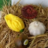 Scented candles, simulated bergamot, Ganoderma lucidum, mushroom and chestnut-shaped candles, home decoration ornaments, buyer's cultural and creative products Application Scenario